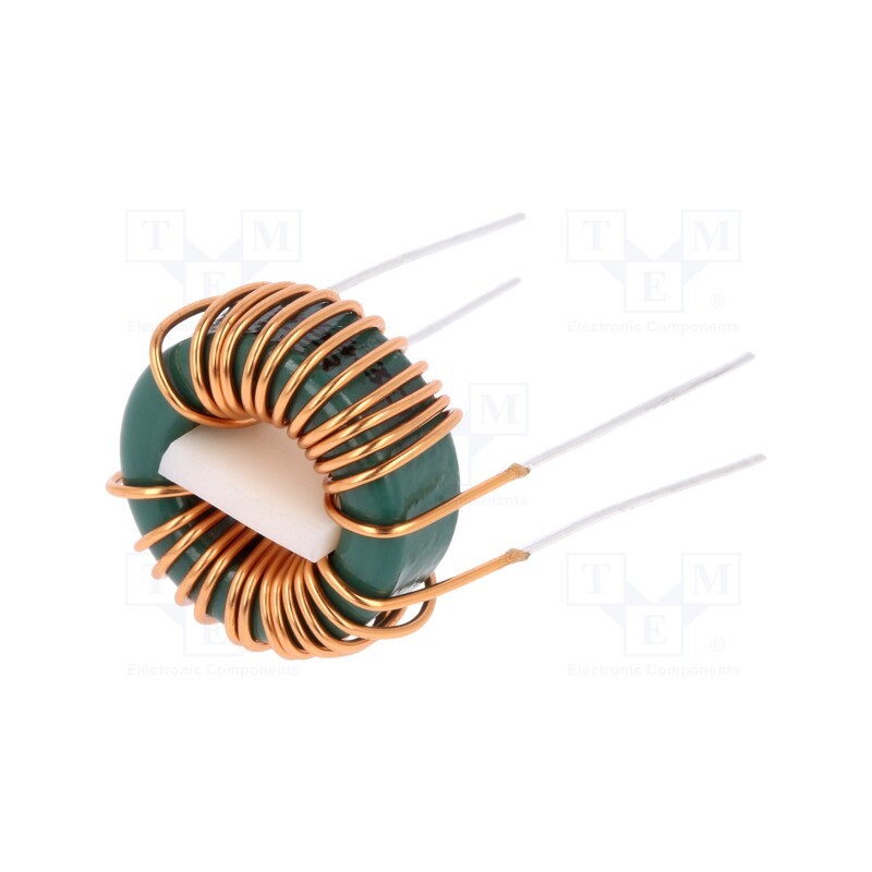 10 pcs : DTS-16/1,0/2,8-H - Inductor: wire, THT, 1mH, 2.8A, 16mΩ, 230VAC, 17x6mm, -20÷50%, 10kHz