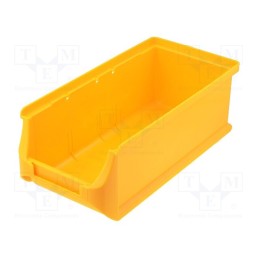 10 pcs : BMA456232+ - Container: cuvette, plastic, yellow, 102x215x75mm