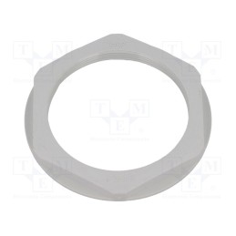 20 pcs : 4848 - Nut, PG48, polyamide, 70mm, grey