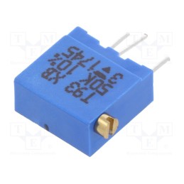 10 pcs : T93XB503KT20 - Potentiometer: mounting, multiturn, 50kΩ, 500mW, THT, ±10%, linear