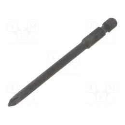 10 pcs : 719001P - Screwdriver bit, Phillips, PH1, Overall len: 90mm