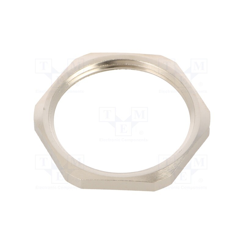 10 pcs : BM2468 - Nut, G1 1/2', brass, Plating: nickel