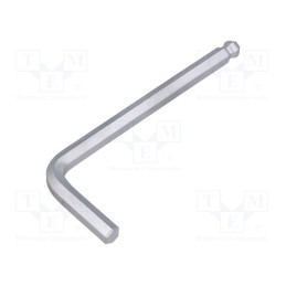 10 pcs : 40407 - Wrench, hex key,spherical, HEX 6mm, Overall len: 94mm