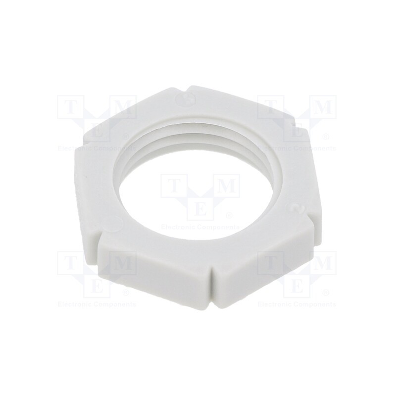 50 pcs : BM3697 - Nut, PG9, polyamide, light grey, -20÷90°C