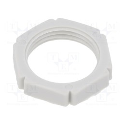 50 pcs : BM3698 - Nut, PG11, polyamide, light grey, -20÷90°C