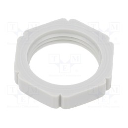 50 pcs : BM3699 - Nut, PG13,5, polyamide, light grey, -20÷90°C