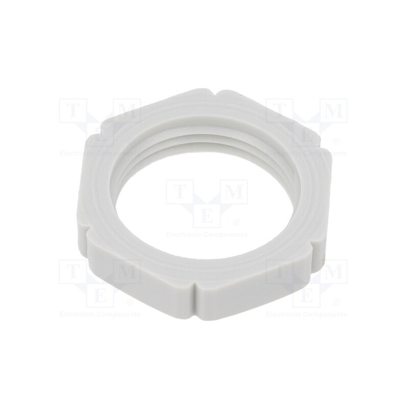 50 pcs : BM3699 - Nut, PG13,5, polyamide, light grey, -20÷90°C