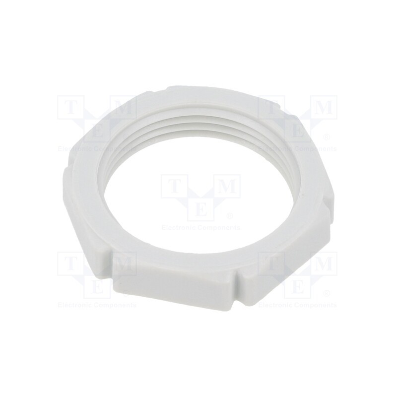 50 pcs : BM3701 - Nut, PG21, polyamide, light grey, -20÷90°C