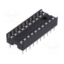 50 pcs : DS1009-20AT1NX-0A2 - Socket: integrated circuits, DIP20, 7.62mm, THT, Pitch: 2.54mm