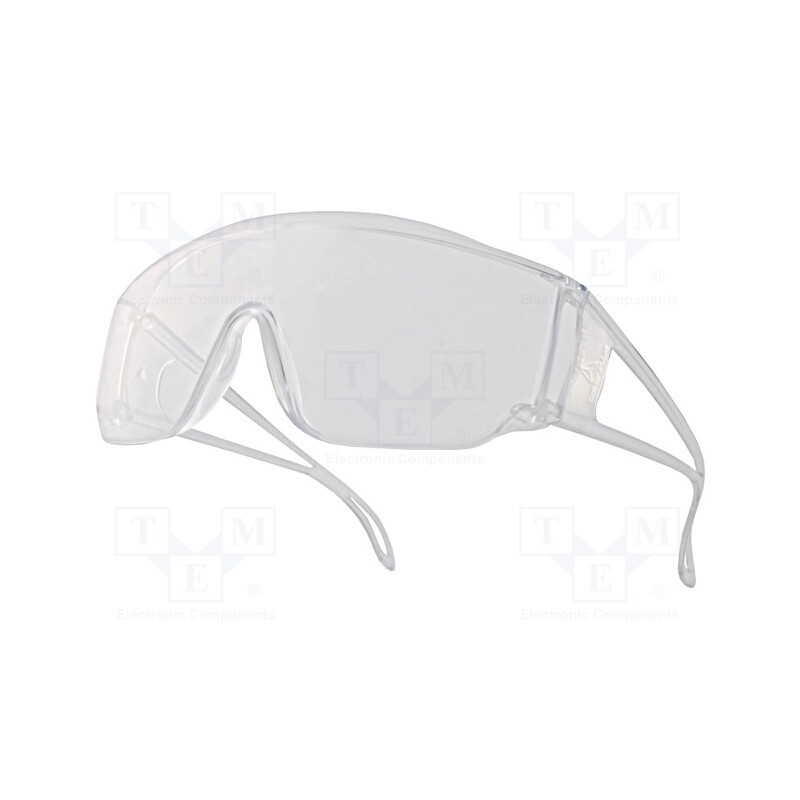 10 pcs : PITON 2 CLEAR - Safety spectacles, Lens: transparent, Classes: 1, PITON 2