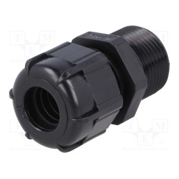 10 pcs : BM4013LN - Cable gland, with long thread, PG13,5, IP68, polyamide, black