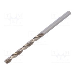 10 pcs : 18400350100 - Drill bit, for metal, Ø: 3.5mm, L: 70mm, Working part len: 39mm