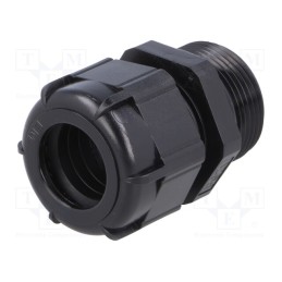10 pcs : BM4021LN - Cable gland, with long thread, PG21, IP68, polyamide, black
