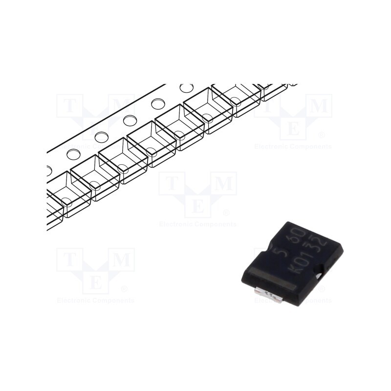 10 pcs : D5FY60K-5063R - Diode: rectifying, SMD, 600V, 5A, 95ns, FY, Ufmax: 1.25V, Ifsm: 200A