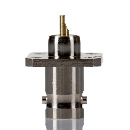 1 pcs - RS PRO, jack Panel Mount BNC Connector, 50Ω, Solder Termination, Straight Body