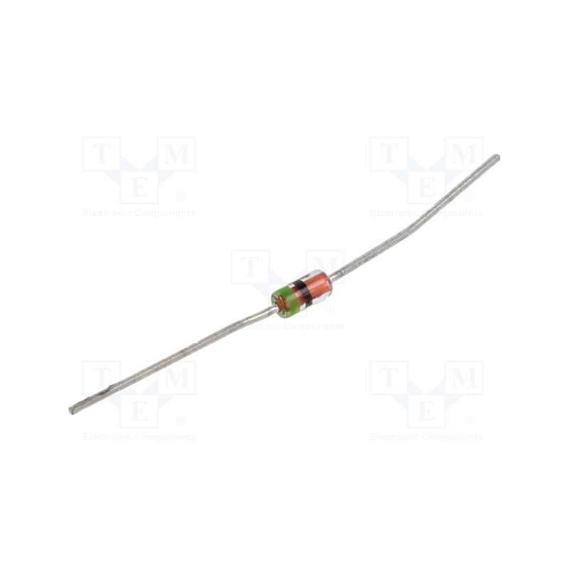 10 pcs : NTE553 - Diode: Schottky switching, THT, 35V, 100mA, 150mW, DO35, Ufmax: 1V