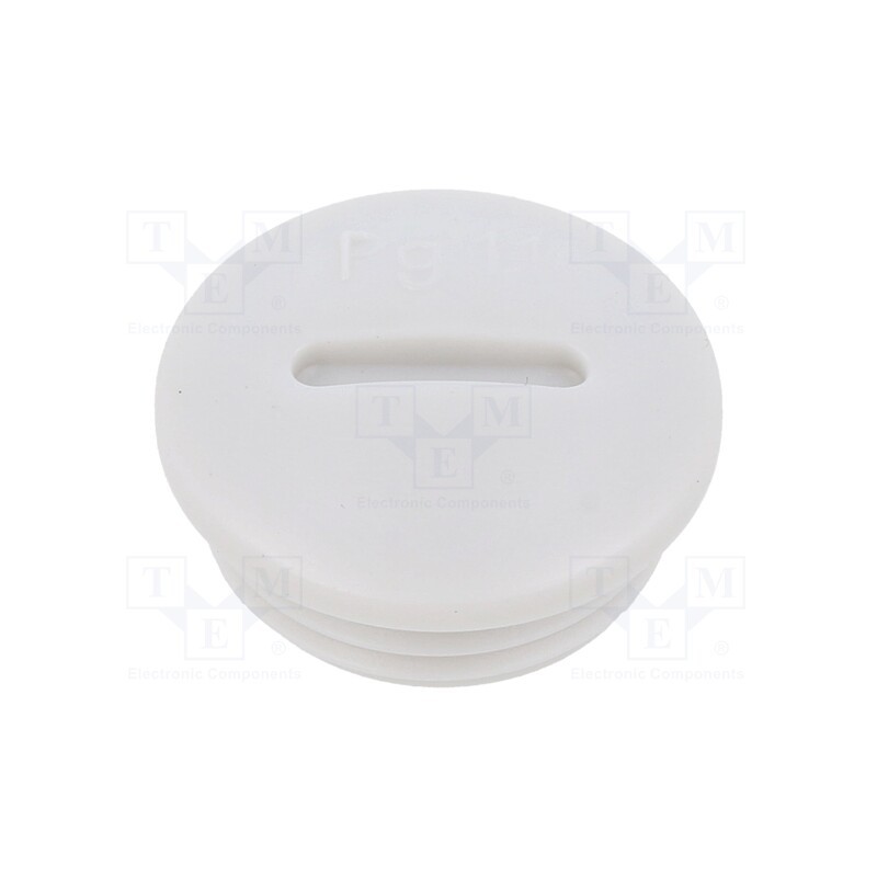 50 pcs : BM4598 - Stopper, PG11, IP56, polyamide, light grey, Thread: PG, 6mm