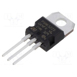 10 pcs : STP5NK52ZD - Transistor: N-MOSFET, unipolar, 520V, 2.7A, Idm: 17.6A, 70W, TO220-3
