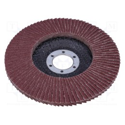 10 pcs : 44813 - Flap grinding wheels, Ø: 125mm, Øhole: 22.2mm, Granularity: 80