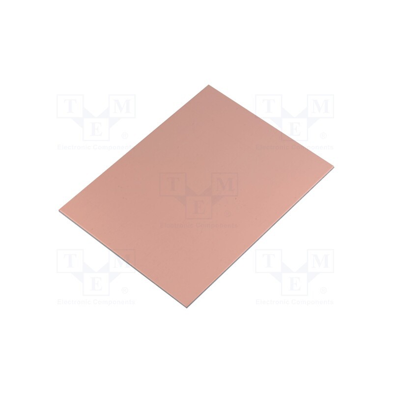 10 pcs : - Laminate, aluminium, 1mm, L: 100mm, W: 75mm, Coating: copper