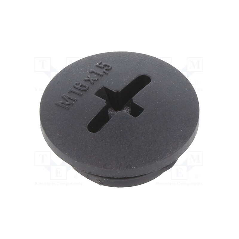20 pcs : BM4616 - Stopper, M16, 1.5, IP56, polyamide, light grey, Thread: metric, 6mm