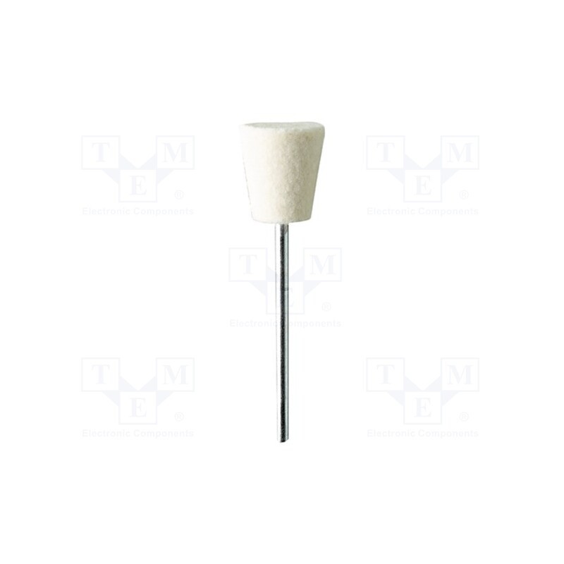10 pcs : M.4610 - Tip fpr polishing, Ø: 14mm, Ø: 2.35mm, for polishing metals