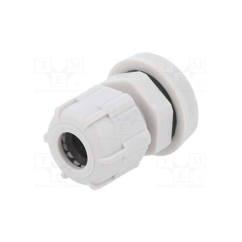 20 pcs : BM4707 - Cable gland, PG7, IP68, polyamide, light grey
