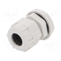 20 pcs : BM4711 - Cable gland, PG11, IP68, polyamide, light grey