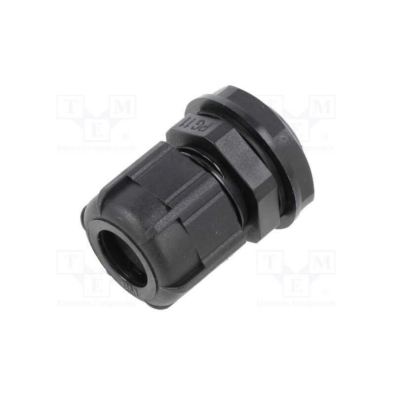 20 pcs : BM4711N - Cable gland, PG11, IP68, polyamide, black