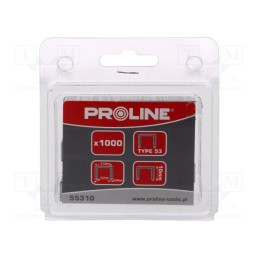 10 pcg : 55310 - Staples, Width: 11.3mm, L: 10mm, 1000pcs.