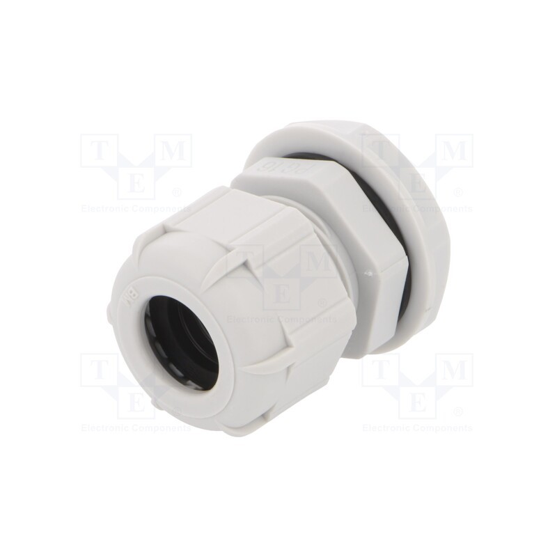 20 pcs : BM4716 - Cable gland, PG16, IP68, polyamide, light grey