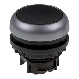 1 pcs - Eaton M22 Series Black Momentary Push Button Head, 22mm Cutout, IP67