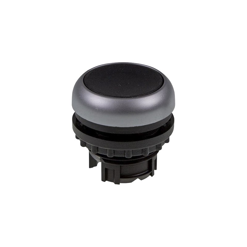 1 pcs - Eaton M22 Series Black Momentary Push Button Head, 22mm Cutout, IP67