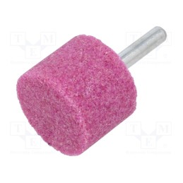10 pcs : MA.037 - Grindingstone, Ø: 30mm, Ø: 6mm, Tip mat: aluminium oxide
