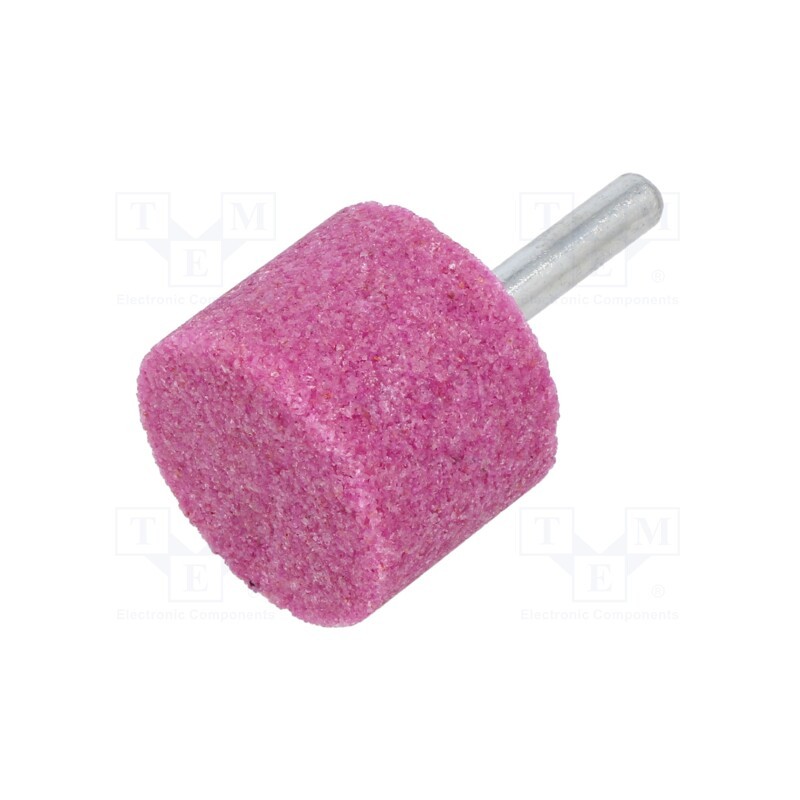 10 pcs : MA.037 - Grindingstone, Ø: 30mm, Ø: 6mm, Tip mat: aluminium oxide