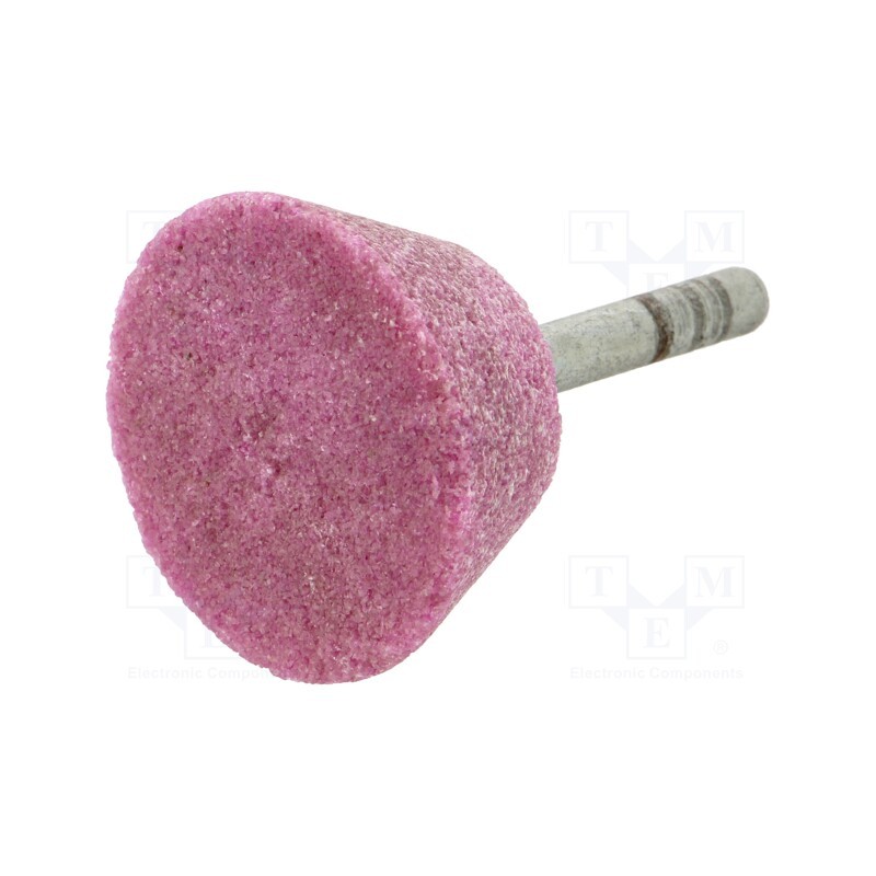 10 pcs : MM.008 - Grindingstone, Ø: 40mm, Ø: 6mm, Tip mat: aluminium oxide