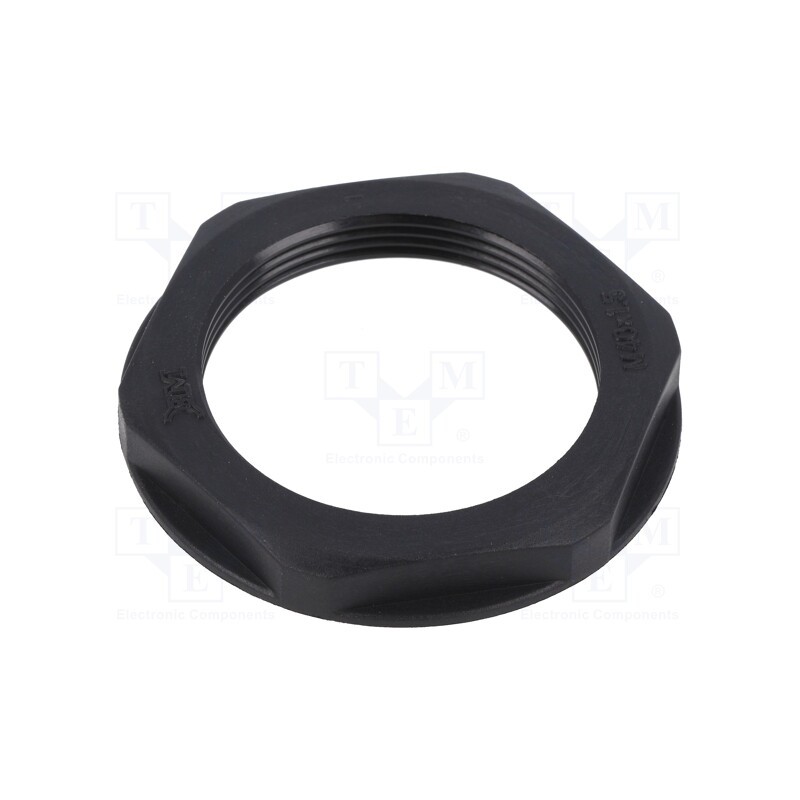10 pcs : BM4840N - Nut, M40, polyamide, black, -20÷90°C, Thread: metric, Pitch: 1.5