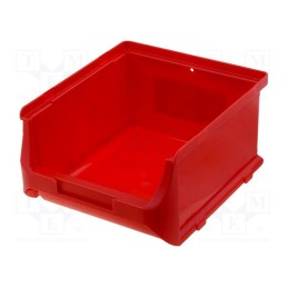 10 pcs : BMA456241+ - Container: cuvette, plastic, red, 137x160x82mm, ProfiPlus Box 2B