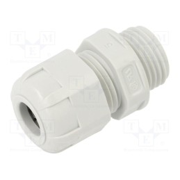 20 pcs : BM4909 - Cable gland, PG9, IP68, polyamide, light grey, UL94V-2