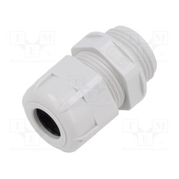 20 pcs : BM4911 - Cable gland, PG11, IP68, polyamide, light grey, UL94V-2