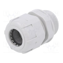 20 pcs : BM4916 - Cable gland, PG16, IP68, polyamide, light grey, UL94V-2