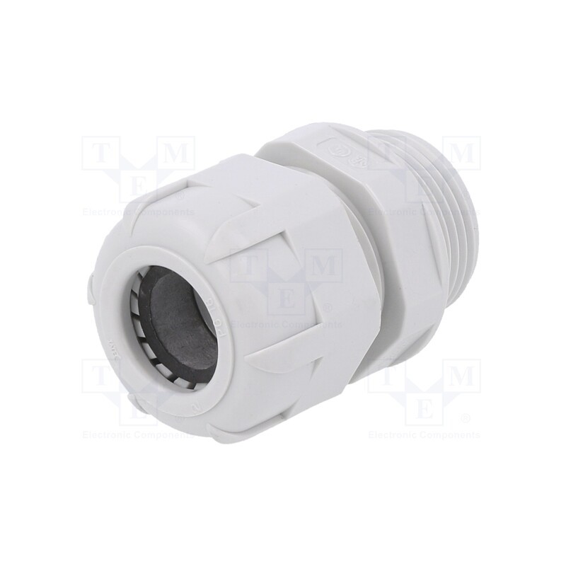 20 pcs : BM4916 - Cable gland, PG16, IP68, polyamide, light grey, UL94V-2