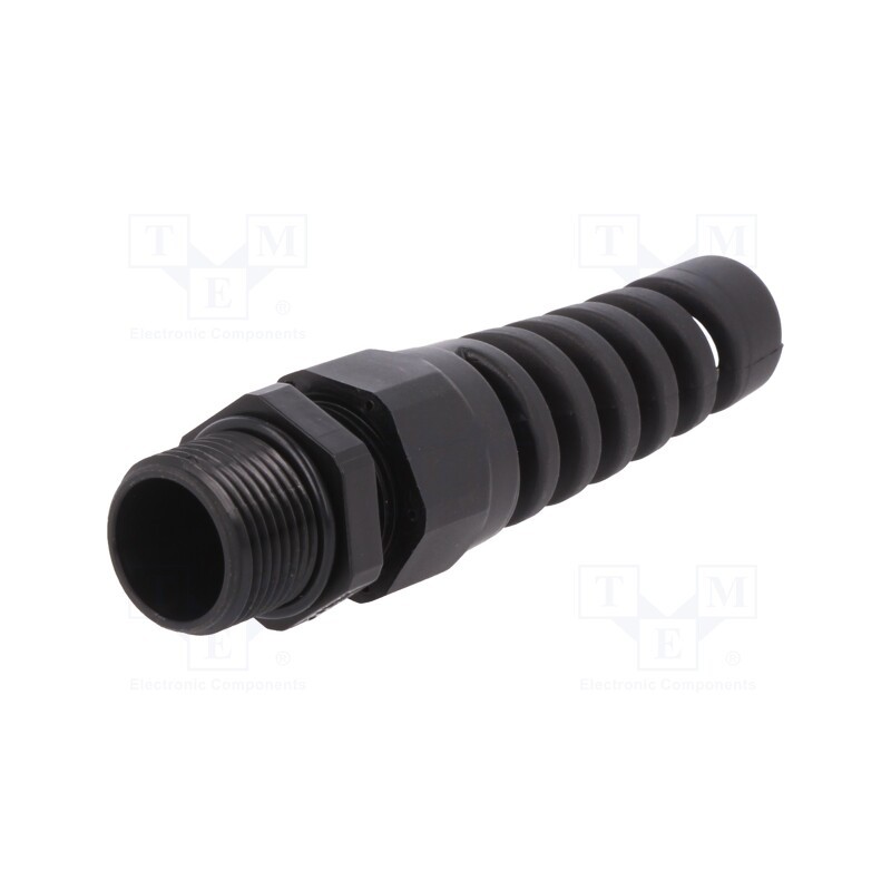 10 pcs : BM4920SN - Cable gland, with strain relief, M20, 1.5, IP68, polyamide, black