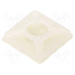 200 pcs : BMB0901 - Holder, self-adhesive, polyamide, UL94V-2, natural, Ht: 5.4mm