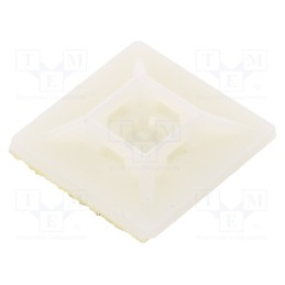 200 pcs : BMB0902 - Holder, self-adhesive, polyamide, UL94V-2, natural, Ht: 7mm, L: 28mm