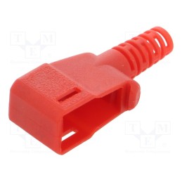 10 pcs : 22.2370-22 - Red, Overall len: 35.5mm, Socket size: 4mm, LS425-SW/A
