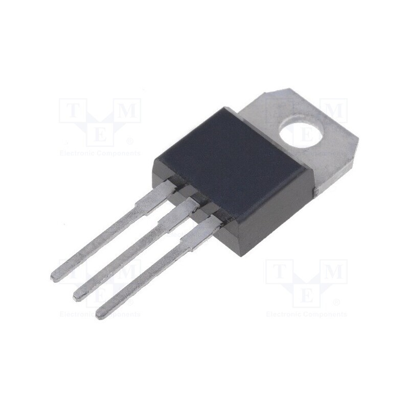 10 pcs : TYN412RG - Thyristor, 400V, Ifmax: 12A, 8A, Igt: 15mA, TO220AB, THT,