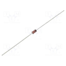 10 pcs : NTE5012A - Diode: Zener, 0.5W, 6V, DO35, single diode, 5uA