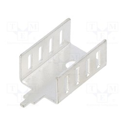 10 pcs : ATS-PCBT1096 - Heatsink: extruded, U, TO220, silver, L: 19.1mm, W: 13.3mm, H: 9.5mm