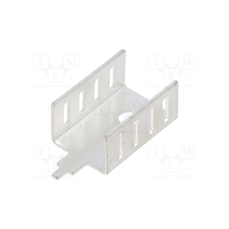 10 pcs : ATS-PCBT1096 - Heatsink: extruded, U, TO220, silver, L: 19.1mm, W: 13.3mm, H: 9.5mm